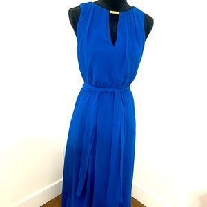 Vince Camuto Royal Blue keyhole sleeve Dress Size 4